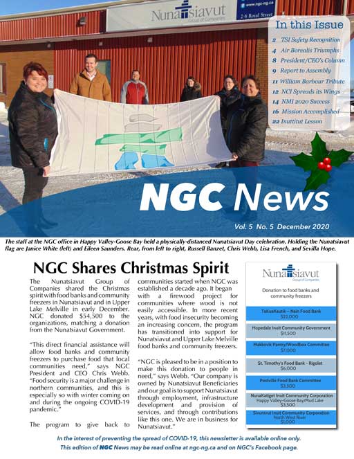 READ THE LATEST NGC NEWSLETTER – VOL. 5, #5