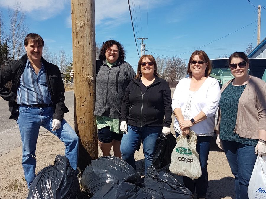 NGC Happy Valley-Goose Bay staff assist with cleanup